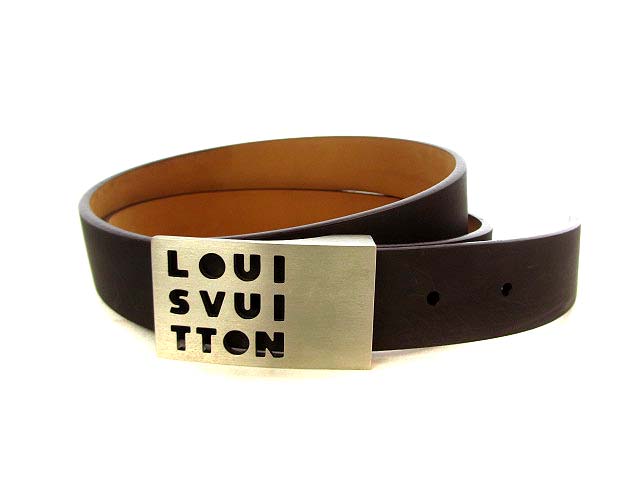 ルイヴィトン LOUIS VUITTON M6809 サンチュールLST ベルト ダーク 