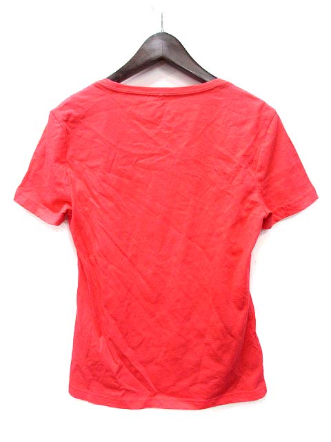アディダス adidas Tシャツ M 赤 レッド コットン 半袖 ロゴ