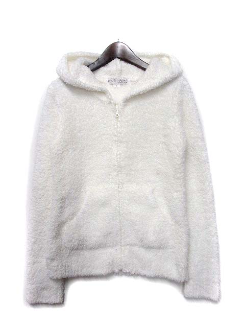 ベアフットドリームス BAREFOOT DREAMS パーカー S 白 ホワイト フード  