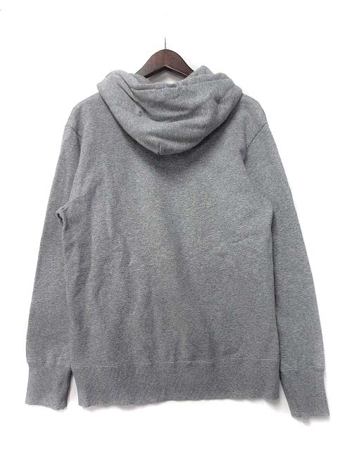 リー LEE パーカー L 灰 グレー コットン スウェット ロゴ プル