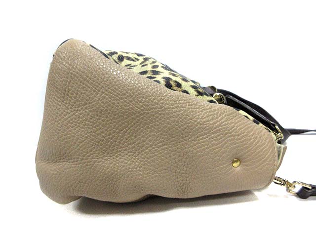 FURLA レオパード柄 ショルダーバッグ FURLA フルラ バッグ レザー メトロポリス ヒョウ モチーフ