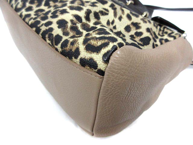 フルラ FURLA 2way ハンド ショルダー バッグ ベージュ ブラウン 