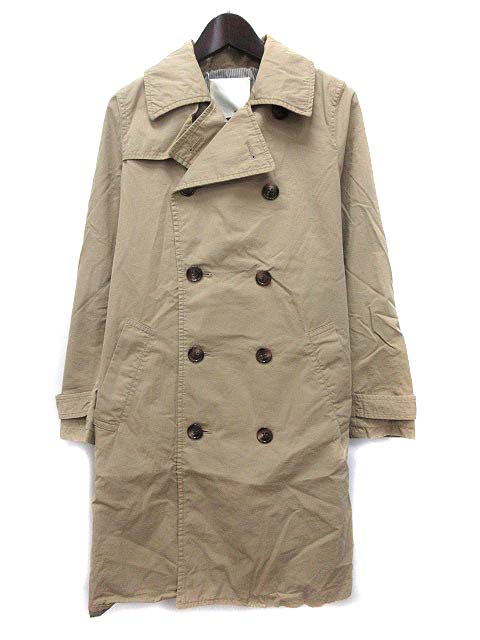 アーバンリサーチ メルトンジャージスタンドカラートレンチコート