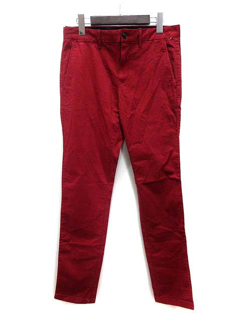 トミーヒルフィガー Tommy Hilfiger チノ パンツ 30 32 M 赤 レッド コットン 無地 シンプル ストレッチ メンズ 048 ベクトルパーク トミーヒルフィガー Tommy Hilfiger チノ パンツ 30 32 M 赤 レッド コットン 無地 シンプル ストレッチ メンズ 048 ベクトルパーク