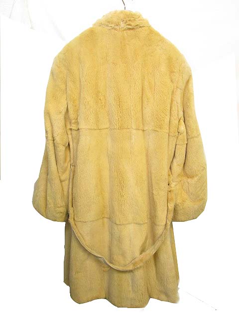 美品 YUKI BELLE 卸売 FEMME ユキベルファム 毛皮 レオパード コートF