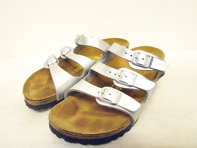 Birkenstock ビルケンシュトック　フロリダ　シルバー サンダル 39 Birkenstock ビルケンシュトック フロリダ シルバー サンダル 39