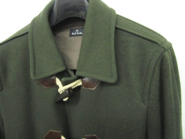 ポールスミス PAUL SMITH PS ダッフルコート ジャケット カシミヤ混 緑
