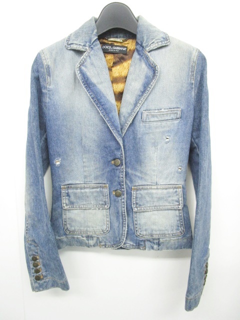 ドルチェ&ガッバーナ ドルガバ DOLCE&GABBANA デニムジャケット  