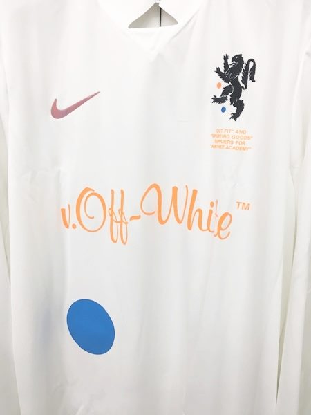 未使用品 オフホワイト OFF WHITE 18SS ナイキ NIKE FB JERSEY HOME 