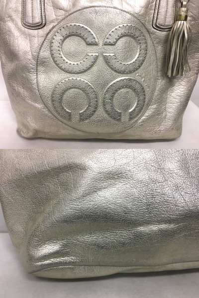コーチ COACH トートバッグ ショルダーバッグ レザー タッセル