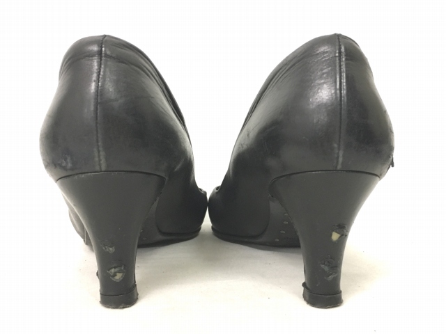 シャネル CHANEL パンプス シューズ ヒール カメリア フラワー