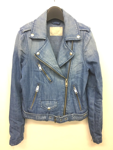 ディーゼル Diesel デニムライダースジャケット Gジャン ブルゾン ダブル リネン混 加工 Xs Mks 0111 レディース 049 ベクトルパーク