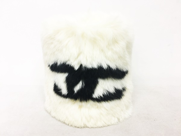 シャネル CHANEL ラパン ラビットファーブレス リストバンド 