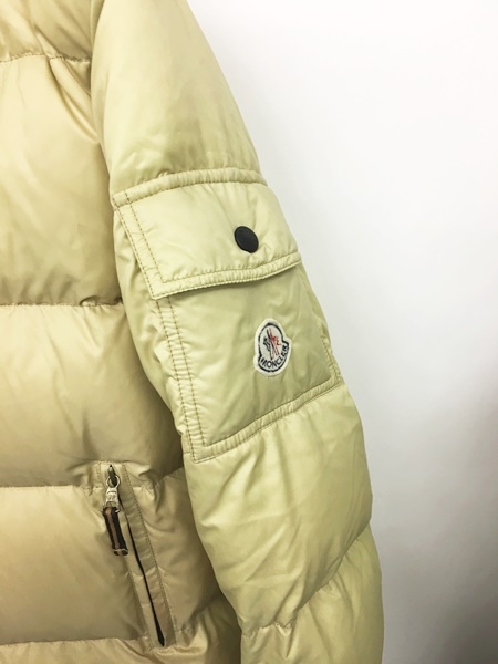 MONCLER モンクレー ル レモン イエロー ダウン ジャケット 茶 タグ MONCLER モンクレール茶タグダウンジャケットイエロー
