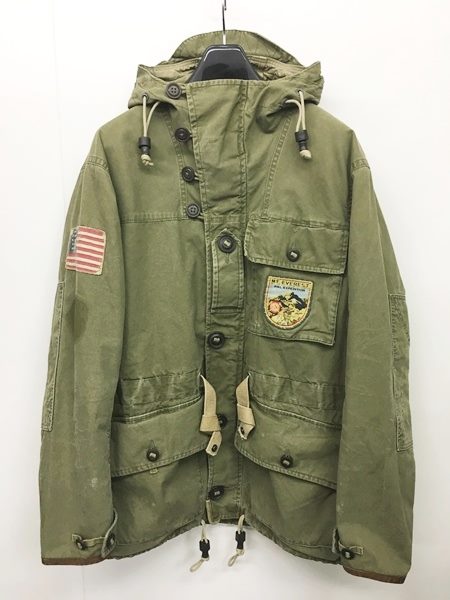 ポロ バイ ラルフローレン Polo By Ralph Lauren ミリタリージャケット コート ブルゾン ワッペン カーキ S 0130 049 ベクトルパーク