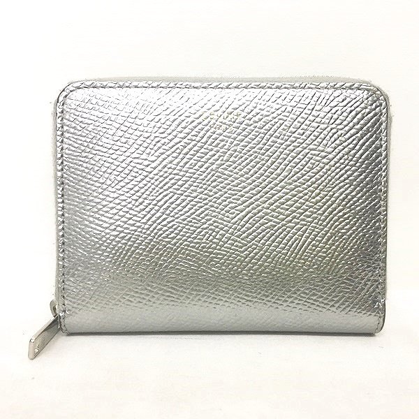 セリーヌ CELINE 美品 メタリックレザーコインケース 小銭入れ パス 