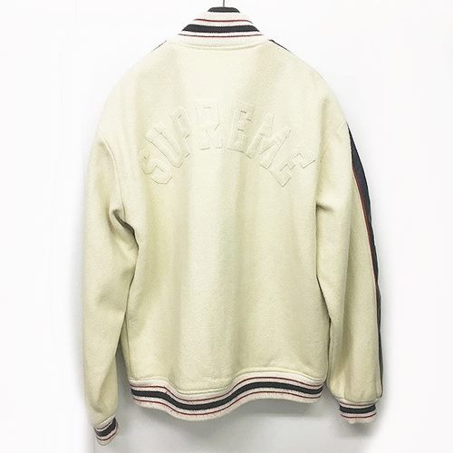 シュプリーム SUPREME 03AW Varsity Jacket NYワッペン スタジャン 
