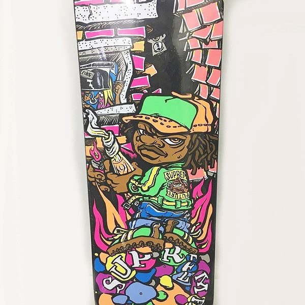 Supreme モーションロゴスケボーデッキ ぶ厚 黒/赤 1998年当時モノ 