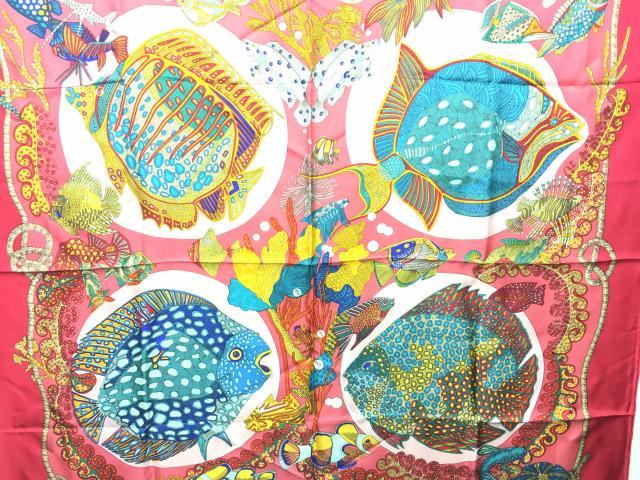 エルメス HERMES 深海 GRANDS FONDS カレ90 大判スカーフ ストール  