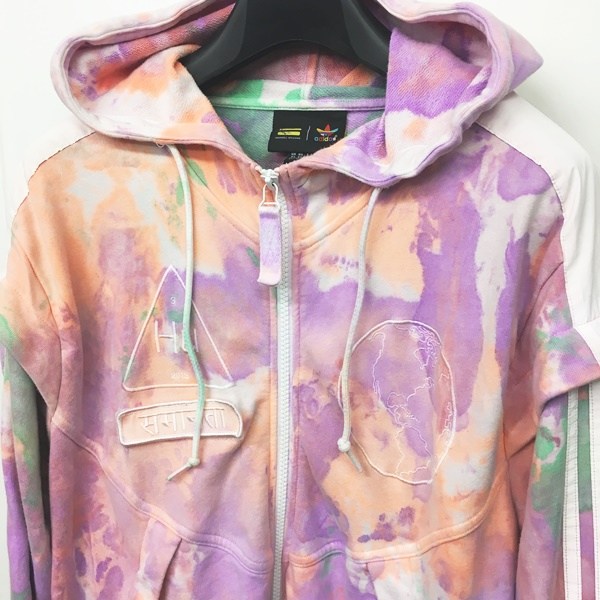アディダスオリジナルス Adidas Originals ファレル ウィリアムス Pharrell Williams Hu Holi Fz Hood パーカー スウェット タイダイ柄 総柄 Cw9413 マルチカラー Xs 0613 メンズ 049 ベクトルパーク