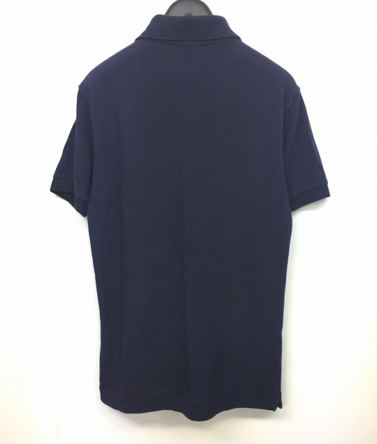 ラコステ Lacoste ポロシャツ 鹿の子 半袖 白ワニ 刺繍 ワンポイント 紺 ネイビー 2 0723 メンズ 049 ベクトルパーク