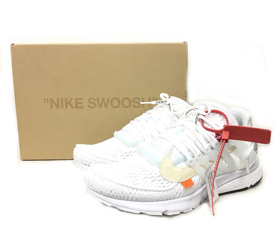 未使用品 ナイキ NIKE × オフホワイト OFF-WHITE THE 10 AIR PRESTO 