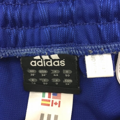 アディダス adidas トラックパンツ ジャージ イージーパンツ 青