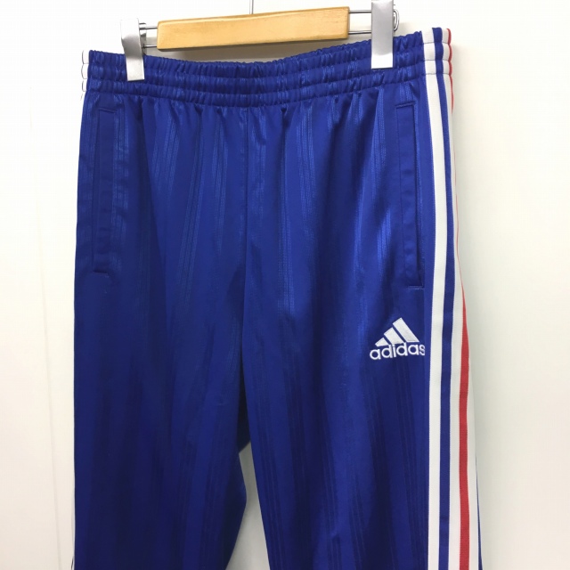 アディダス adidas トラックパンツ ジャージ イージーパンツ 青 ブルー 
