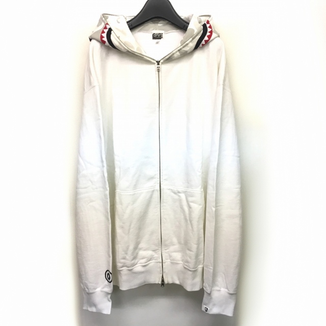 アベイシングエイプ A BATHING APE BAPE WGM シャークパーカー 