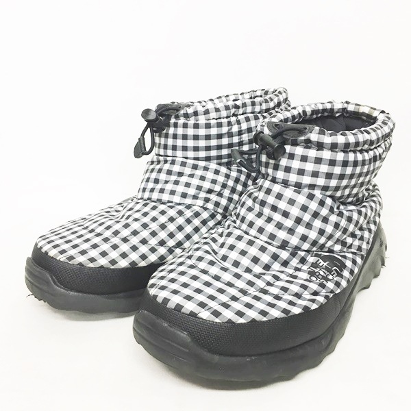 ザノースフェイス The North Face Nuptse Bootie Wp 2 Short ヌプシブーツ ショートブーツ Nf チェック柄 白 黒 27cm 1021 メンズ 049 ベクトルパーク