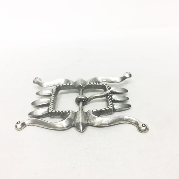 未使用品 ダブルアールエル RRL スターリングシルバー バックル ベルト  