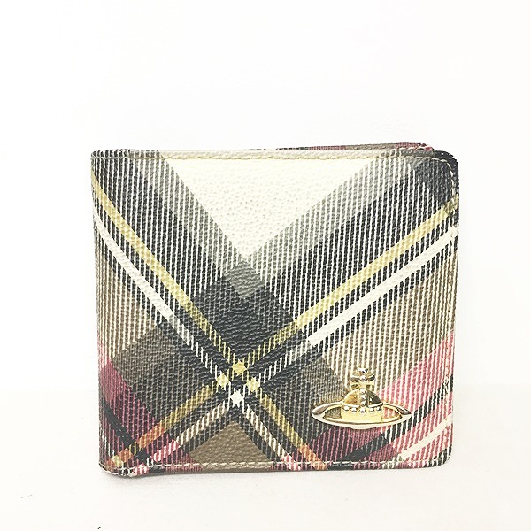 ヴィヴィアンウエストウッド 財布 Vivienne Westwood O4 Derby Billfold With Coin Pocket ダービー レディース 二つ折り財布 チェック New Exhibition ヴィヴィアンウエストウッド 二つ折り財布 Historyrising Net