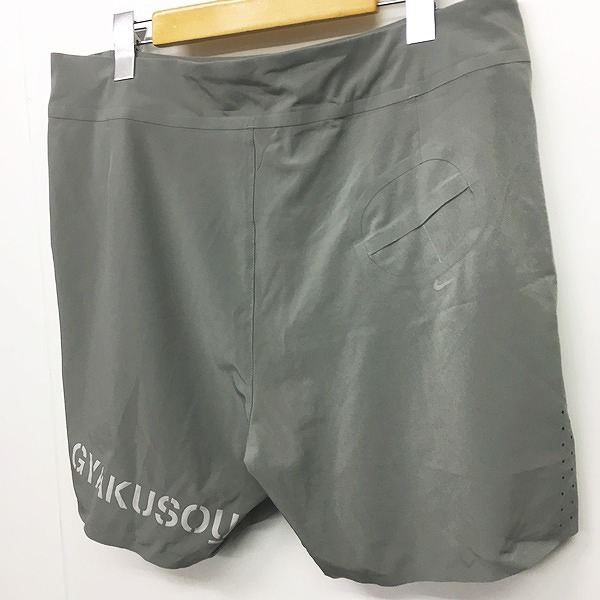 GYAKUSOU ダークグレー ショートパンツ ナイキ NIKE X UNDERCOVER GYAKUSOU AS UC DRI-FIT STRETCH
