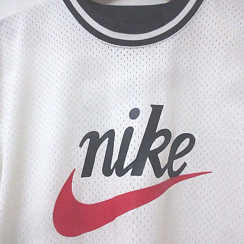 ★ドイツ発*NIKE*新作*メッシュTシャツ/WHITE★ ナイキ NIKE S/S メッシュ GX トップ Tシャツ 半袖 プリント
