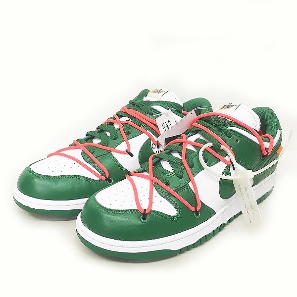 未使用品 ナイキ NIKE オフホワイト OFF-WHITE 19AW DUNK LOW LTHR 