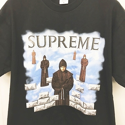 19AW◆M手元に在庫有 関税なし国内発送Supreme Levitation Tee Supreme Week 1 Levitation Printing Short Sleeve Unisex Black