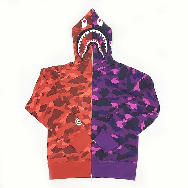 未使用品 アベイシングエイプ A BATHING APE 18AW COLOR CAMO 1/2 