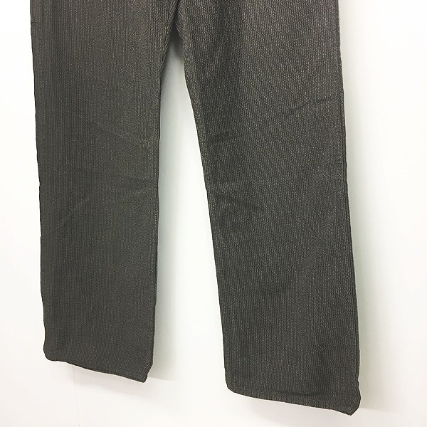 未使用品 ダブルアールエル RRL ストライプパンツ コットンリネン 