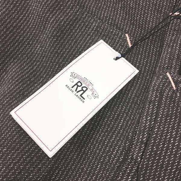未使用品 ダブルアールエル RRL ストライプパンツ コットンリネン 