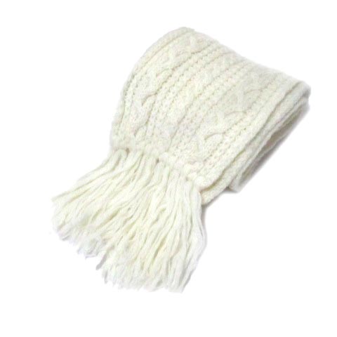 ハイランド Highland マフラー メンズ ニット ケーブル フリンジ ウール アイボリー Vgp X メンズ 049 ベクトルパーク