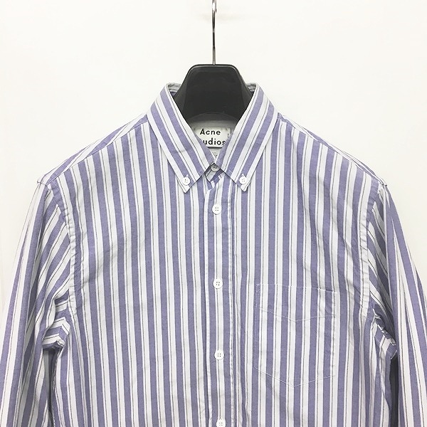 初回限定 Acne Studios Ss21 カフスボタン チェックステッチシャツ 激安 即納 Www Premiervbleague Com