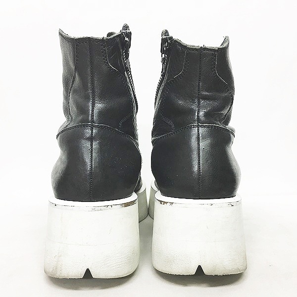 ユリウス JULIUS スラッシングエンジニアブーツ ショートブーツ レザー 