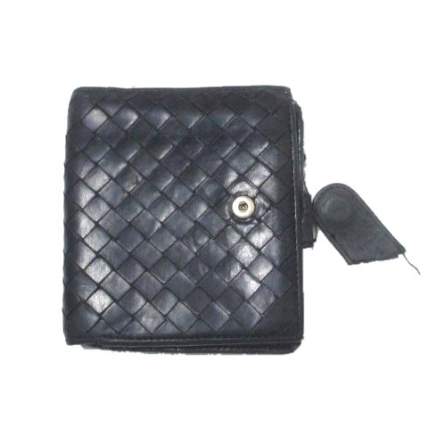 正規品 ブラック 二つ折り財布 ボッテガヴェネタ 折り財布 Alrc Asia