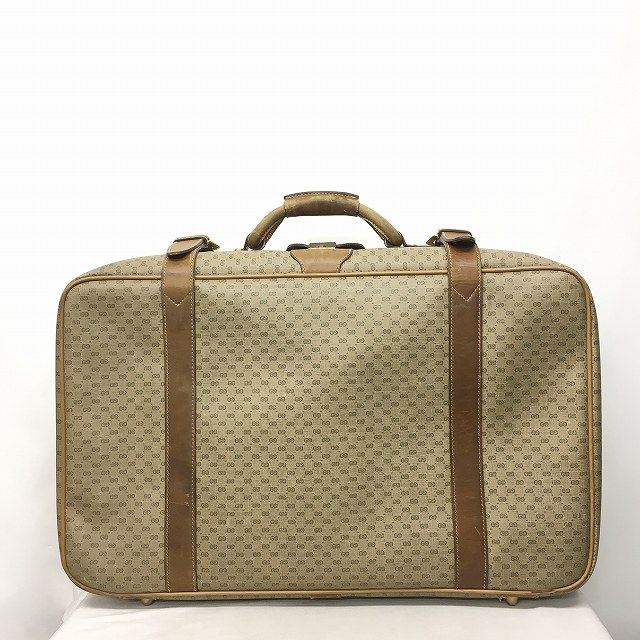 グッチ GUCCI オールドグッチ GG柄 PVC ヴィンテージ トラベルバッグ  