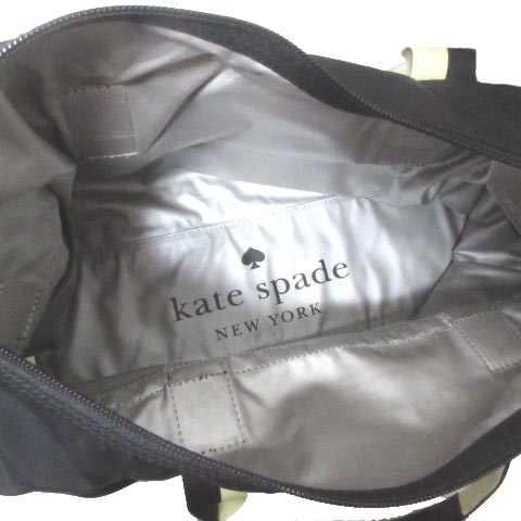 kate spade ボストンバッグ 黒/白 kate spade NEWYORKケイトスペード☆2wayボストンバッグ黒