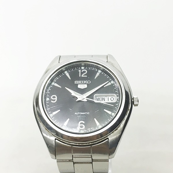 セイコー SEIKO 7S26-0060 セイコー5 ファイブ 腕時計 自動巻き 銀 