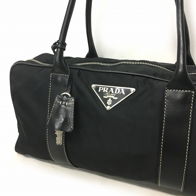 プラダ PRADA ミニボストンバッグ ショルダーバッグ ナイロン