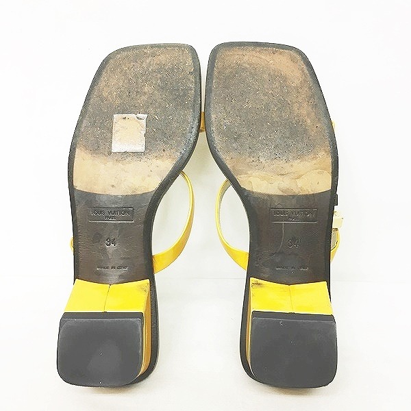 ルイヴィトン LOUIS VUITTON キューブ サンダル ミュール ロゴ リボン