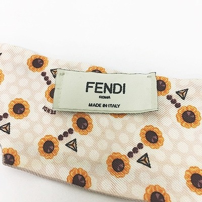 フェンディ FENDI Wrappy ラッピー ダブルサイド バンドゥー スカーフ