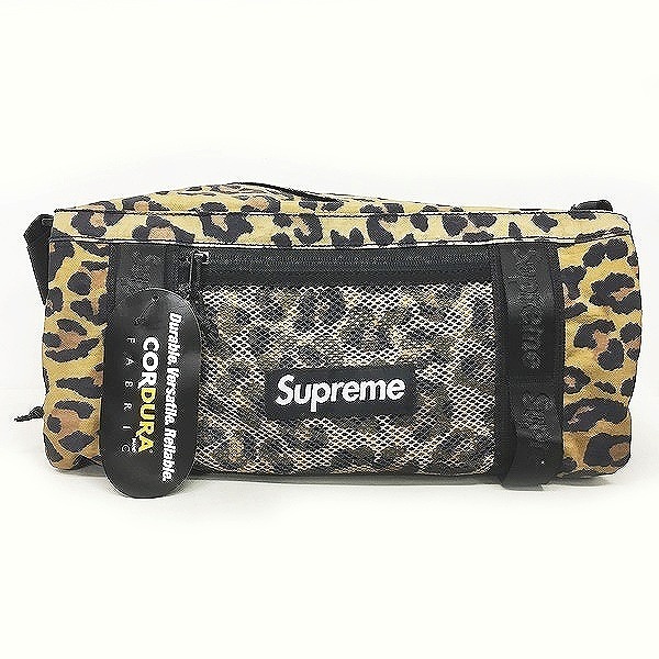 未使用品 シュプリーム SUPREME 20FW Mini Duffle Bag Leopard ミニ  